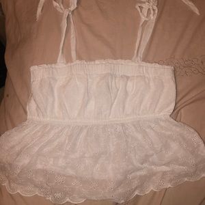 Size large american eagle peplum top